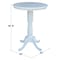 International Concepts Round 30 in Round Top Pedestal Table, 40.9 inH, White, 30 in W, 30 in L, 40.9 in H, Wood, White K08-30RT-6B-2 - alternate 4